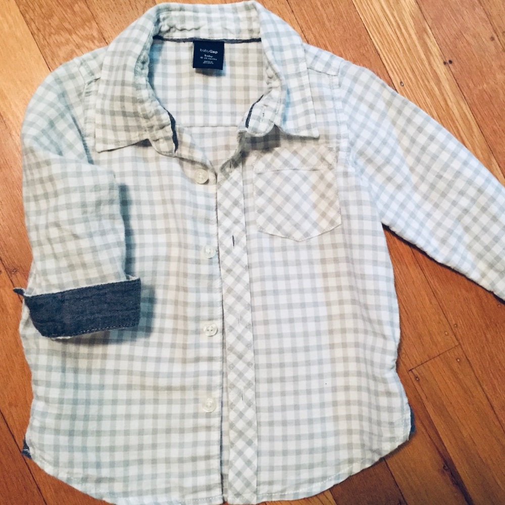 Gap linen button up shirt